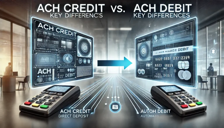 ACH Credit ACH Debit Key Differences Unity Payments